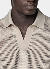 Crochet Buttonless Polo