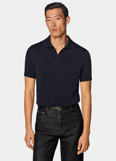 Buttonless Polo