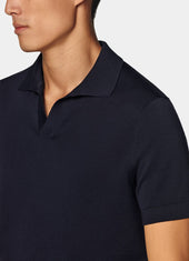 Buttonless Polo