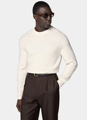 Ribbed Merino Crewneck