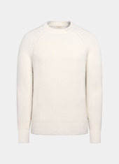 Ribbed Merino Crewneck