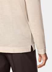 Merino Long Sleeve Polo Cardigan