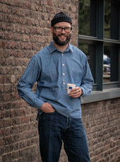 SW2 Chambray Japanese Unisex Pop-Over Smock