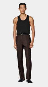 Black Knitted Tank Top