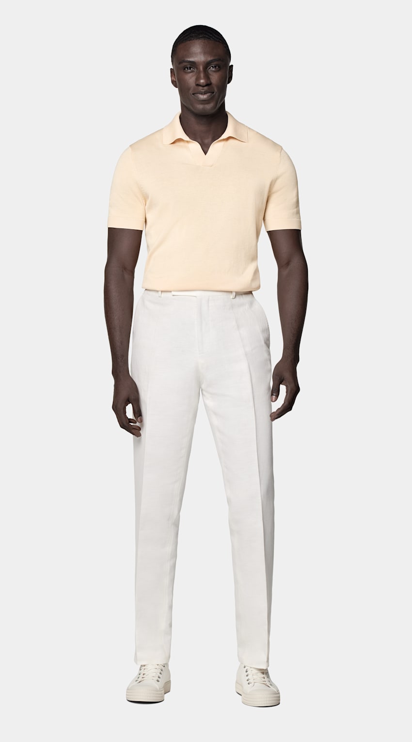 Buttonless Polo