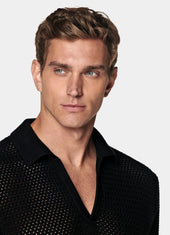 Crochet Buttonless Polo