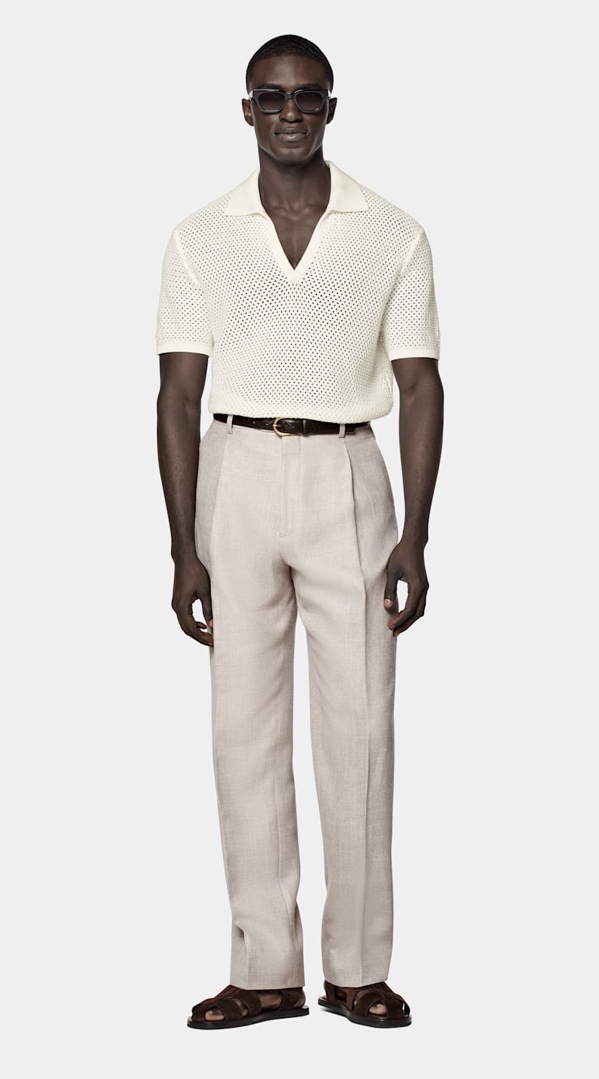 Crochet Buttonless Polo