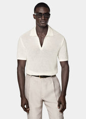 Crochet Buttonless Polo