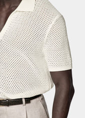 Crochet Buttonless Polo