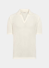 Crochet Buttonless Polo