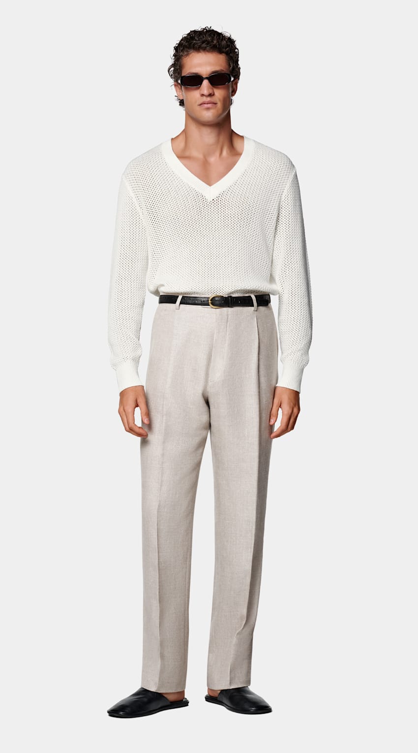 Crochet V Neck