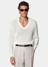 Crochet V Neck
