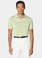 Buttonless Polo