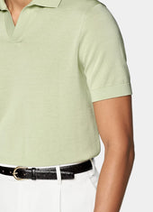 Buttonless Polo