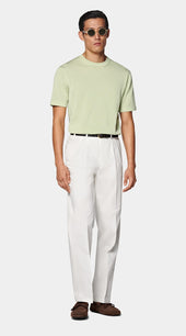Light Green Short Sleeve Crewneck
