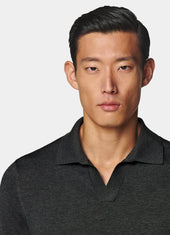 Buttonless Polo
