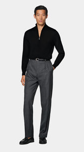 Black Half Zip