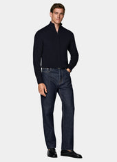 Ribbed Zip Cardigan