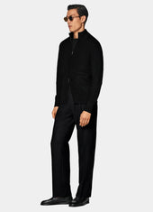 Ribbed Zip Cardigan