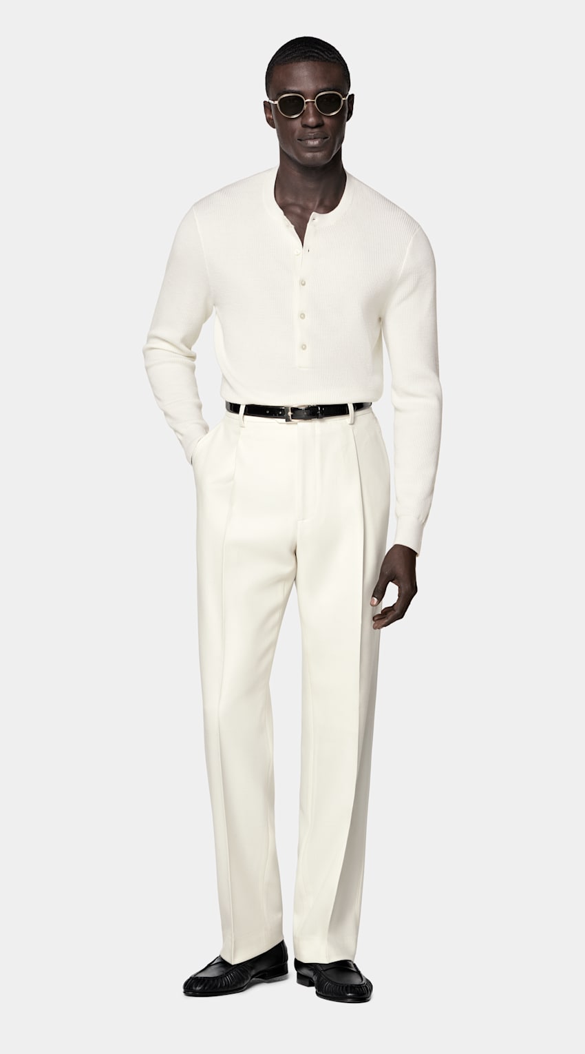 Ribbed Henley