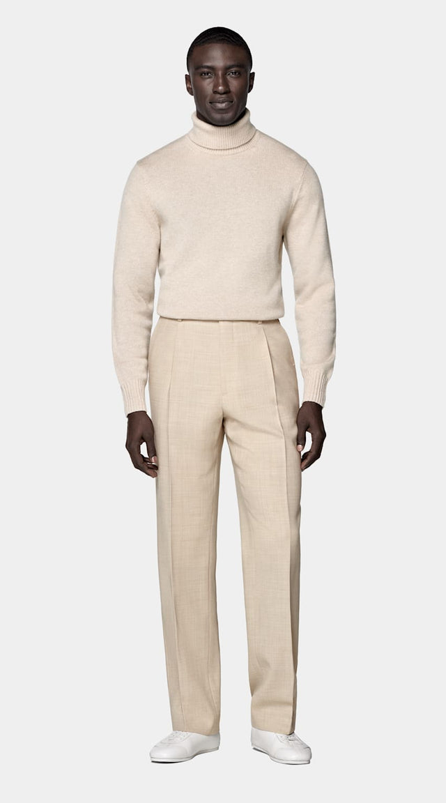 Sand Turtleneck