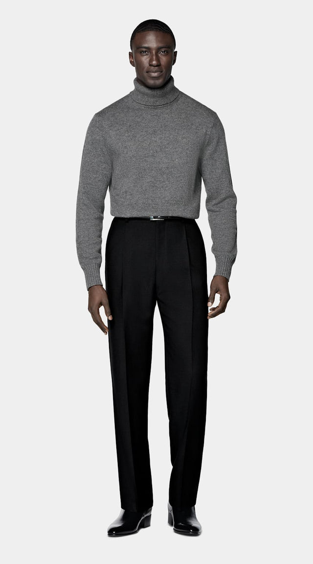 Mid Grey Turtleneck