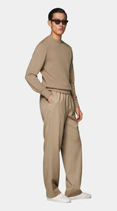 Mid Brown Crewneck