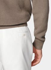 Ribbed V Neck