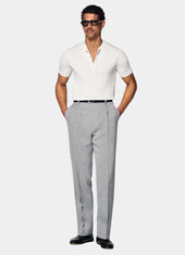 Ribbed Short Sleeve Henley