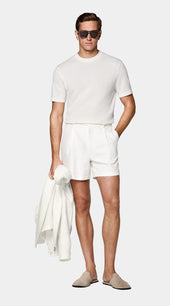 Off-White Jacquard Short Sleeve Crewneck