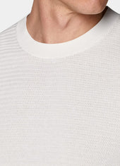 Jacquard Short Sleeve Crewneck