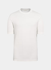 Jacquard Short Sleeve Crewneck