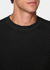 Jacquard Short Sleeve Crewneck