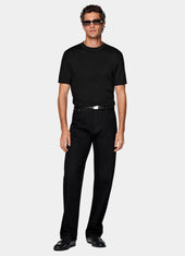 Jacquard Short Sleeve Crewneck