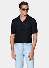 Crochet Buttonless Polo