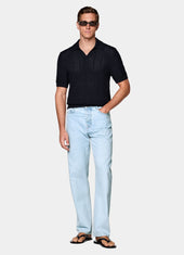 Crochet Buttonless Polo