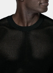 Crochet Sleeveless Crewneck