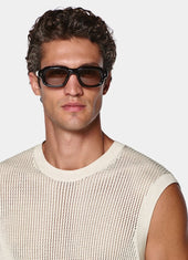 Crochet Sleeveless Crewneck