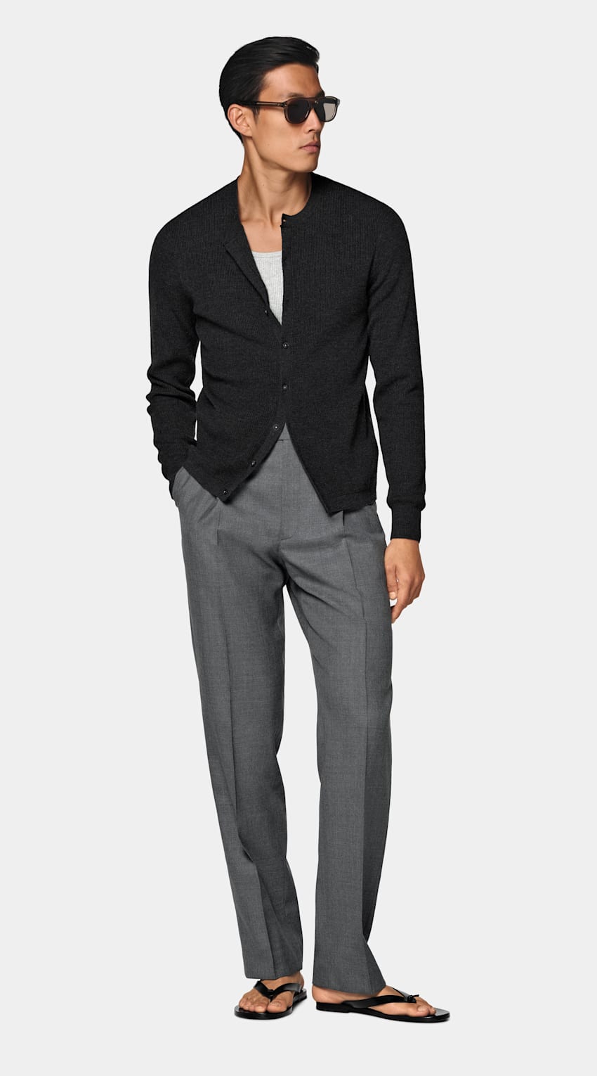 Ribbed Cardigan