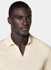 Buttonless Polo