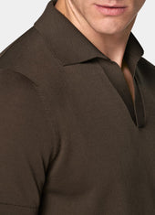 Buttonless Polo