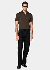 Buttonless Polo
