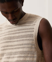 Linen Sweater Vest