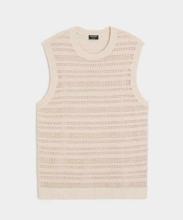 Linen Sweater Vest