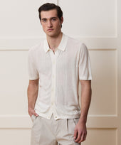 Italian Linen Sweater Polo