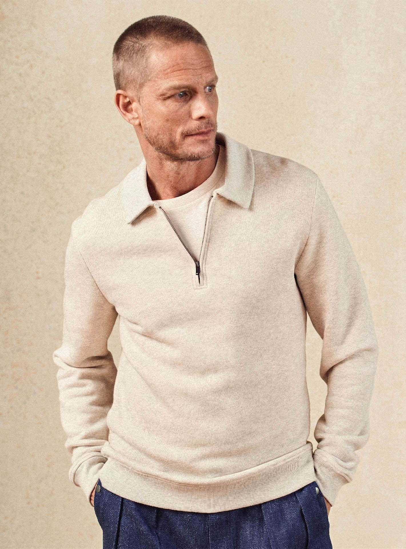 Sweat Edgar Mixed Beige