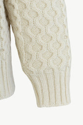 Faloria Sweater In Cable Knit Wool