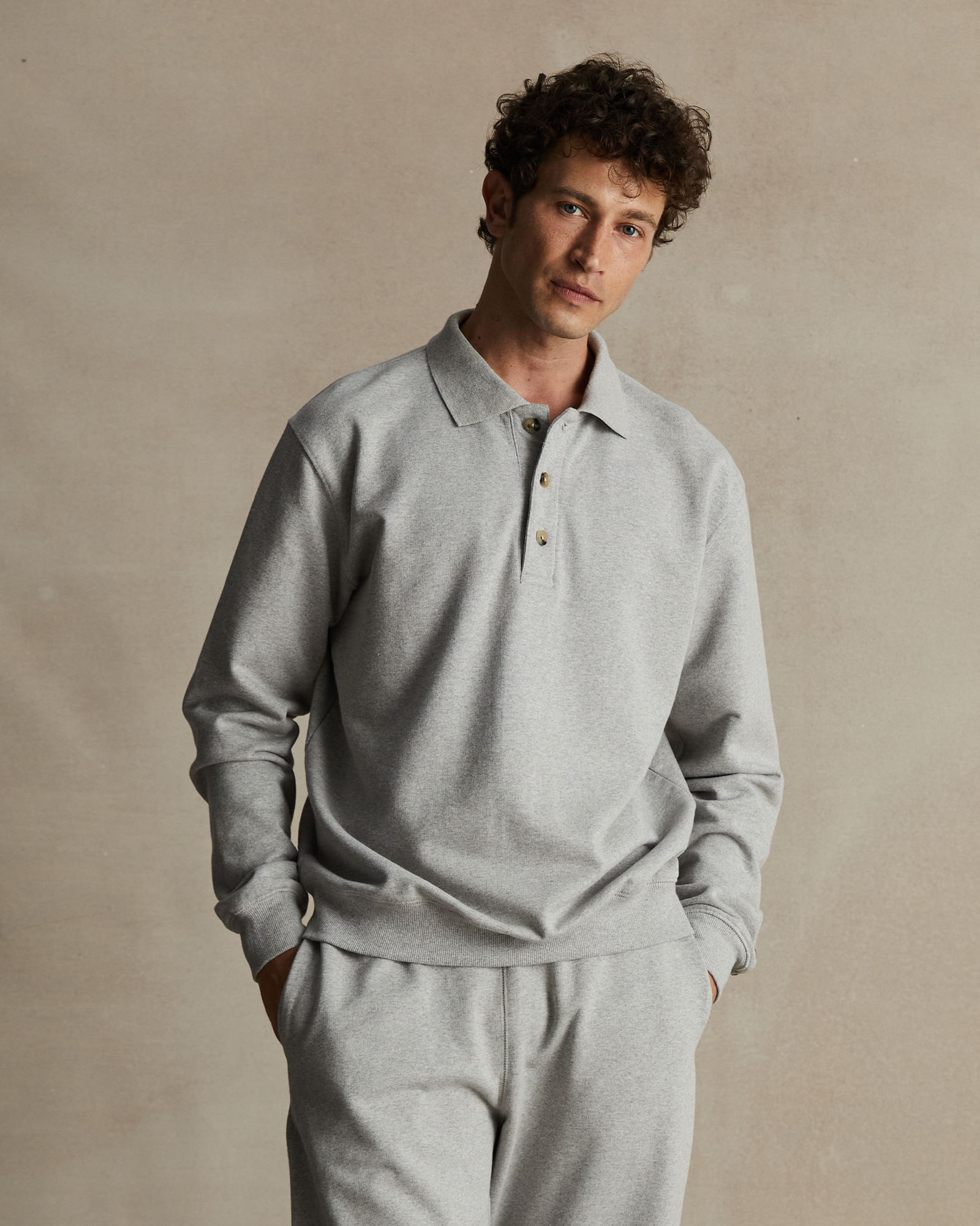 Organic Cotton Polo Sweat
