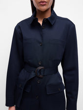 Navy Safari Shirt