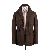 Cutaway Collar Shirt In Stripe Poplin